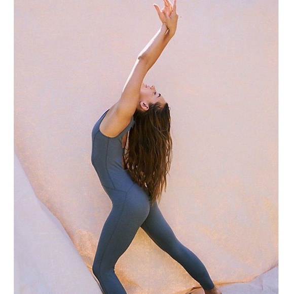 Free People Movement Never Better One Piece/Jumpsuit | Color:Nightshade NEW/NWOT - Picture 4 of 8